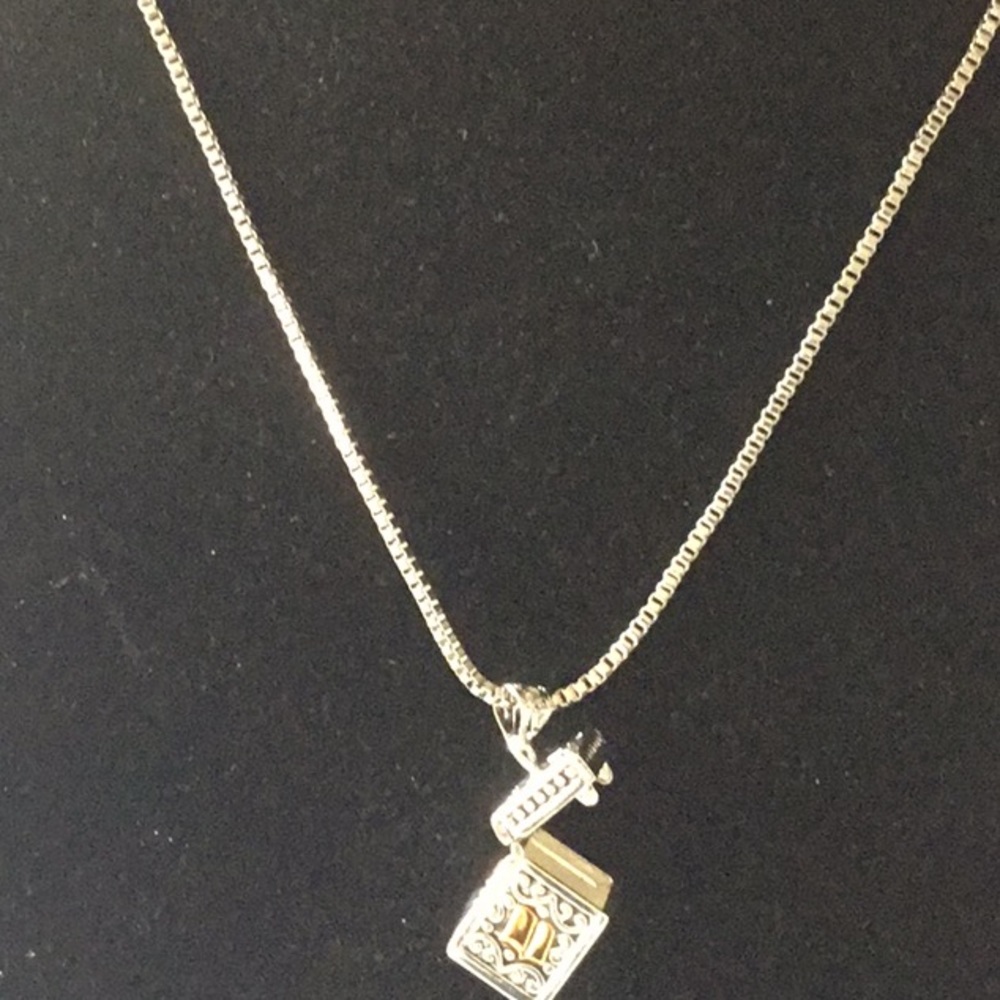 Unisex necklace jewelry pill box pray box - Picture 2 of 2